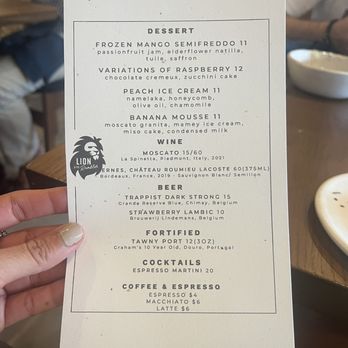 Lion & The Rambler - Dessert Menu - New American Near Me - Coral Gables, Florida Lion & The Rambler - Dessert Menu - New American Near Me - Coral Gables, Florida