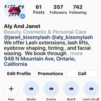 Kiss My Lash - Find all of our information on Instagram! - Waxing Near Me - Ontario, California Kiss My Lash - Find all of our information on Instagram! - Waxing Near Me - Ontario, California
