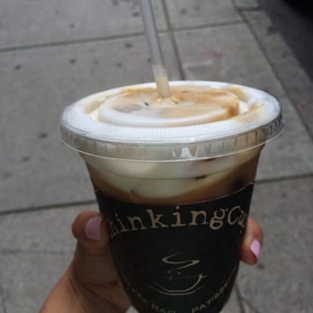 Thinking Cup - Honey cinnamon latte iced with almond milk - Coffee & Tea Near Me - Boston, Massachusetts Thinking Cup - Honey cinnamon latte iced with almond milk - Coffee & Tea Near Me - Boston, Massachusetts