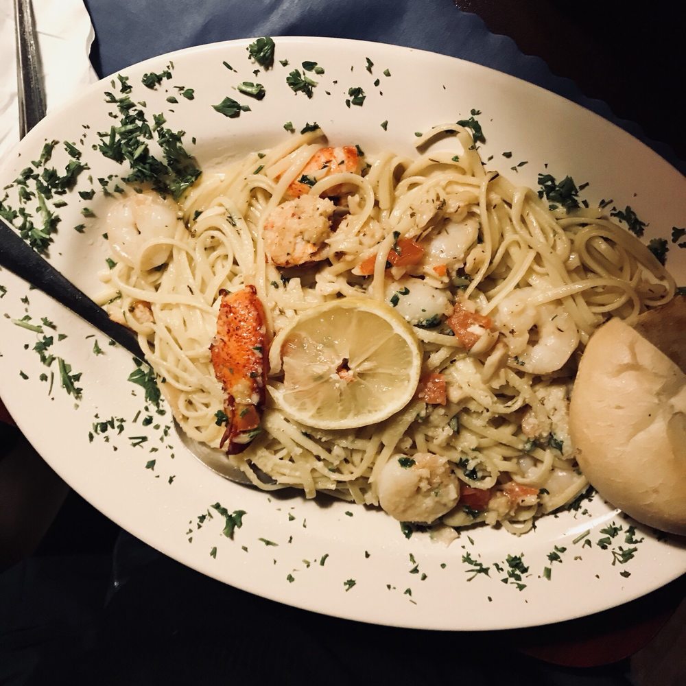 Jake's Seafood & Grill - Lobster and shrimp pasta - Seafood Near Me - West Ossipee, New Hampshire