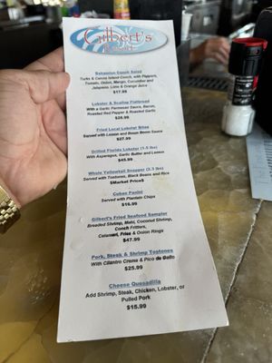 Menu photo 8 Gilbert's Tiki Bar Key Largo, FL Menu photo 8 Gilbert's Tiki Bar Key Largo, FL