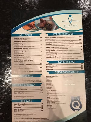 Menu photo 4 Vistas Ponce, PR
