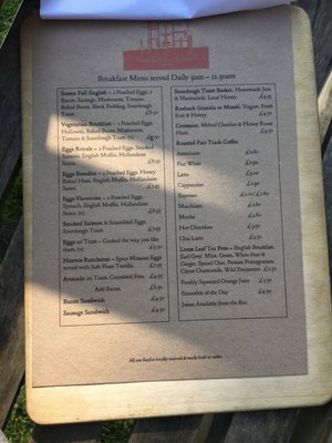 Menu photo 1 Roebuck Inn Lewes, ESX