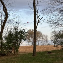 Country Acres Campground - Hot air balloon over adjacent fields.