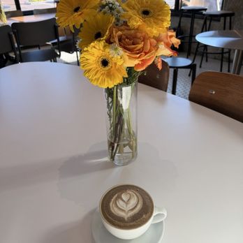 Fifth Vessel Coffee - hojicha latte - Coffee & Tea Near Me - Houston, Texas Fifth Vessel Coffee - hojicha latte - Coffee & Tea Near Me - Houston, Texas