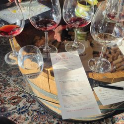 Talisman Wines Tasting Room - Wine flight