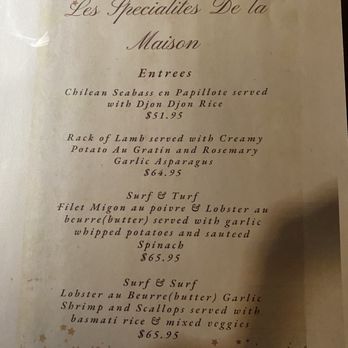 Papillon 25 - Today's Special - New American Near Me - South Orange, New Jersey
