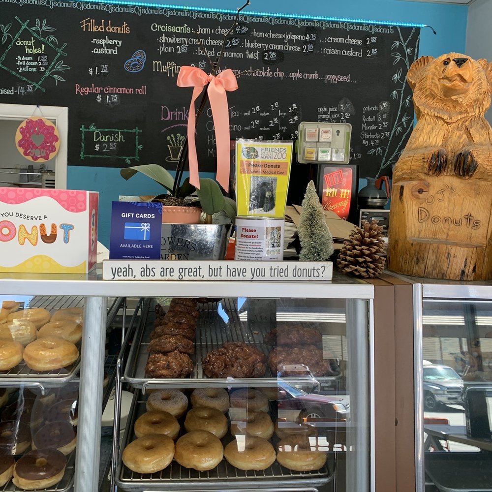 OJ's Donuts House - Inside - Donuts Near Me - Big Bear Lake, California