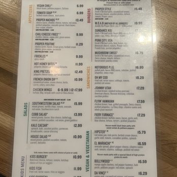 Proper Brewing & Burger - Brewpubs Near Me - Moab, Utah Proper Brewing & Burger - Brewpubs Near Me - Moab, Utah