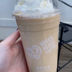 Green Beans Coffee - Large caramel frappe