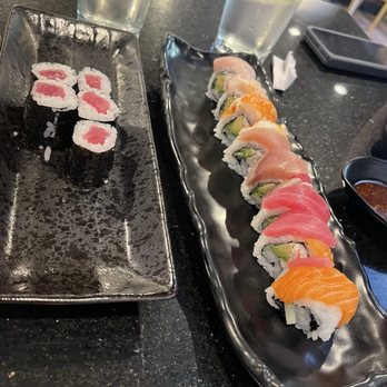 Sun Sushi - Tuna roll and rainbow roll - Japanese Near Me - Santa Barbara, California Sun Sushi - Tuna roll and rainbow roll - Japanese Near Me - Santa Barbara, California