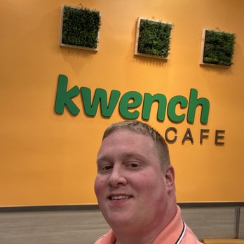 Kwench Juice Cafe - Me and the inside of the cafe - Juice Bars & Smoothies Near Me - Naples, Florida Kwench Juice Cafe - Me and the inside of the cafe - Juice Bars & Smoothies Near Me - Naples, Florida