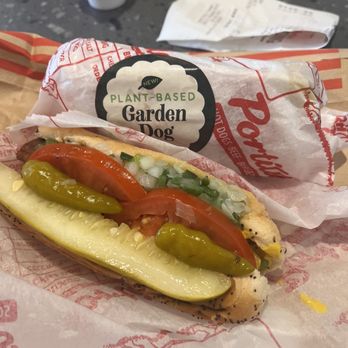 Portillo's Tucson - Plant-based Garden Dog - Hot Dogs Near Me - Tucson, Arizona Portillo's Tucson - Plant-based Garden Dog - Hot Dogs Near Me - Tucson, Arizona