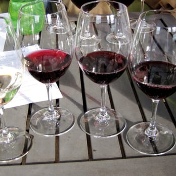 Frog's Leap Winery - Tasting on the porch - Wineries Near Me - Rutherford, California