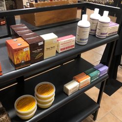 Assortment of soaps and lotions