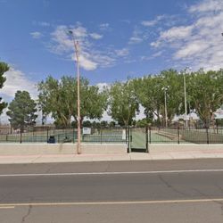 John C Page Park - Entrance to the pickleball courts of Page Park, Page, AZ.
