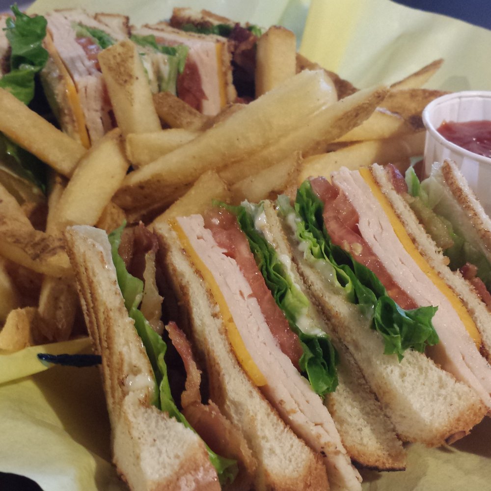 The Nugget Grill And Pub - Turkey  melt combo  with French fries - American Near Me - Long Beach, California