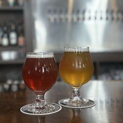 St. Joseph Brewery & Public House - Raspberry tripel and Mango Tart