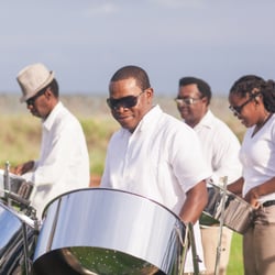 RythmTrail Steel Drum Band - RythmTrail Steel Drum Band at beach wedding in South Carolina