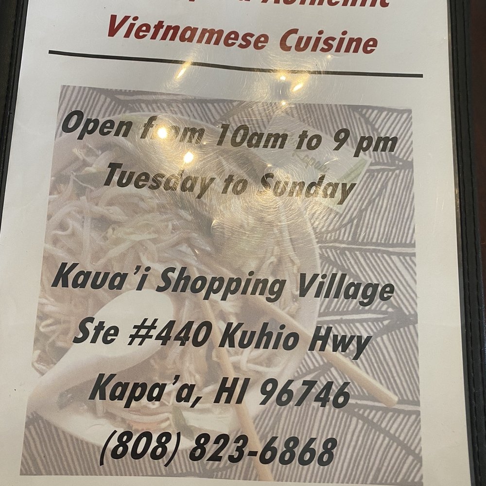 Pho Kapaa - Restaurant info as of 07.2020 - Vietnamese Near Me - Kapaa, Hawaii Pho Kapaa - Restaurant info as of 07.2020 - Vietnamese Near Me - Kapaa, Hawaii