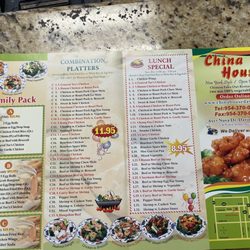 China House - Menu