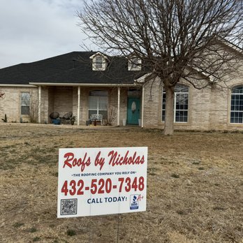 Roofs By Nicholas - Roofing Near Me - Midland, Texas Roofs By Nicholas - Roofing Near Me - Midland, Texas