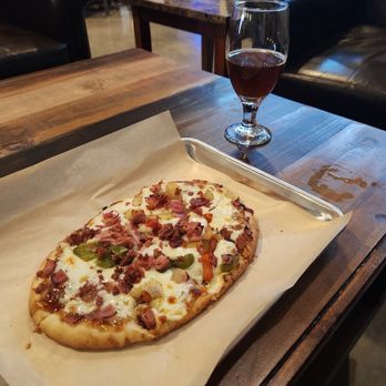 Cooley Bay Winery - Pig & Fig flatbread and Scottish brown ale - Wineries Near Me - Van Alstyne, Texas Cooley Bay Winery - Pig & Fig flatbread and Scottish brown ale - Wineries Near Me - Van Alstyne, Texas