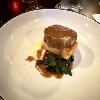 Ash Street Inn - Braised beef with a lobster infused demi, au gratin potato and Swiss chard. - Hotels Near Me - Manchester, New Hampshire