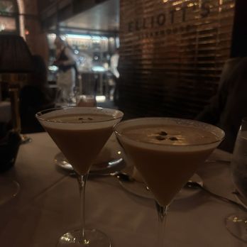 Elliott's Steakhouse - creamy espresso martini - Steakhouses Near Me - Chandler, Arizona