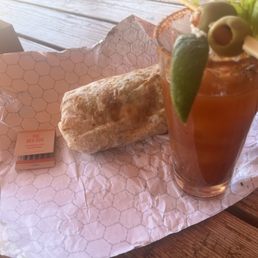 Breakfast burrito (it's bigger than in looks in this picture)