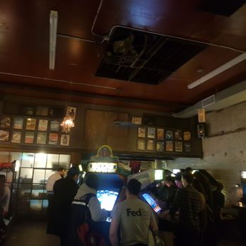 Barcade - Playing the arcade games and a enjoying a cold beer feels good - Bars Near Me - Brooklyn, New York