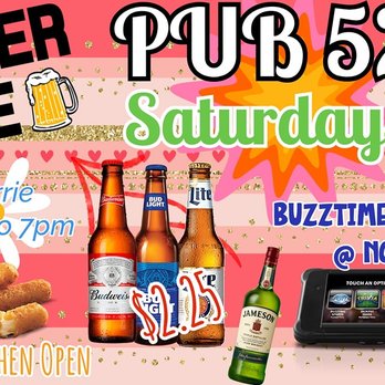 PUB 52 - beer and snacks on a pink background - Beer Bar Near Me - Hudson, Florida