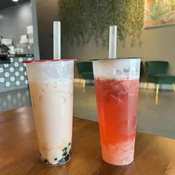 Cactus Bubble Tea - Rose Milk Tea - Bubble Tea Near Me - Las Vegas, Nevada