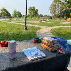 Proctor Park - View from the covered picnic area/shelter.