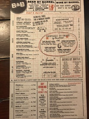 Menu photo 4 Bowl & Barrel Houston, TX