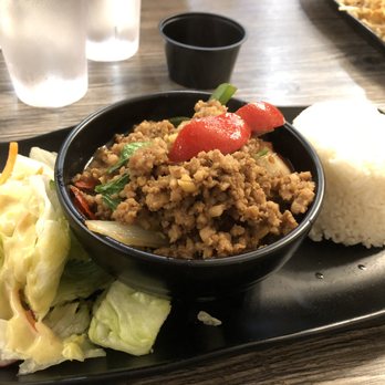 Tarah Thai Kitchen - Basil Pork Dish - Thai Near Me - San Jose, California Tarah Thai Kitchen - Basil Pork Dish - Thai Near Me - San Jose, California