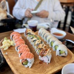 Sushi & More - Double Salmon Roll, Super California Roll, Double Hamachi Roll