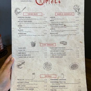 OMELI Kitchen - Menu 3/2024 - Vietnamese Near Me - Fullerton, California