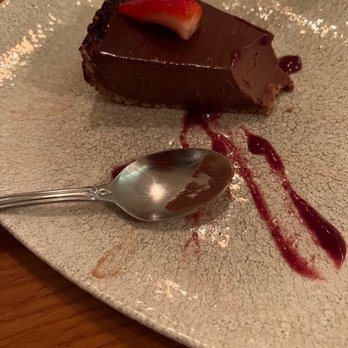 Postcards Restaurant - Decadent, heavenly, chocolate tart dessert - Seafood Near Me - Hanalei, Hawaii Postcards Restaurant - Decadent, heavenly, chocolate tart dessert - Seafood Near Me - Hanalei, Hawaii