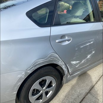 Caliber Collision - Before... look at those scratches, too - Body Shops Near Me - Hayward, California