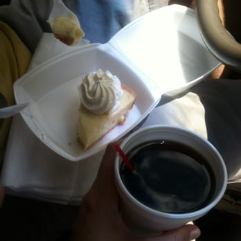 Cracked Conch Cafe - Key Lime pie and coffee after a long road trip, this is always our first stop on way to keys! - Seafood Near Me - Marathon, Florida