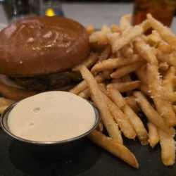 The Watch - Hamburger and truffle fries