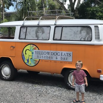 Yellow Dog Eats - Cool vw bus pulling a smoker. - Sandwiches Near Me - Windermere, Florida