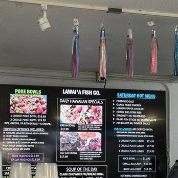 Lawai'a Fish Co. - Menu - Seafood Near Me - Lihue, Hawaii