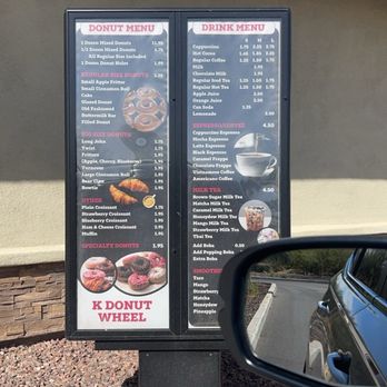 K Donut Wheel - There awesome menu, and more options - Donuts Near Me - Tucson, Arizona