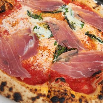 Il Lazzarone - Margherita Mascarpone: San Marzano tomatoes, mascarpone, proscuitto, basil, extra-virgin olive oil, sea salt - Pizza Near Me - Kansas City, Missouri Il Lazzarone - Margherita Mascarpone: San Marzano tomatoes, mascarpone, proscuitto, basil, extra-virgin olive oil, sea salt - Pizza Near Me - Kansas City, Missouri