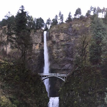 Multnomah Falls - Panorama of the falls. - Hiking Near Me - Bridal Veil, Oregon Multnomah Falls - Panorama of the falls. - Hiking Near Me - Bridal Veil, Oregon