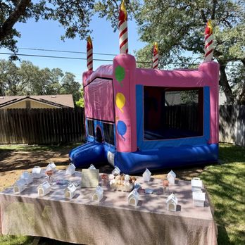 Bounce House Rentals Cameron Park - Pink Birthday Candle 13x13 - Bounce House Rentals Near Me Bounce House Rentals Cameron Park - Pink Birthday Candle 13x13 - Bounce House Rentals Near Me