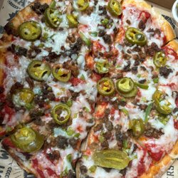 The Vegan Spot - One of our specialty pizzas, or you can build your own with soy free & gluten free options available !