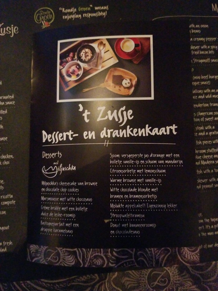 T ZUSJE Gevers Deynootplein 30, Den Haag, ZuidHolland, The Netherlands Tapas Bars T ZUSJE Gevers Deynootplein 30, Den Haag, ZuidHolland, The Netherlands Tapas Bars